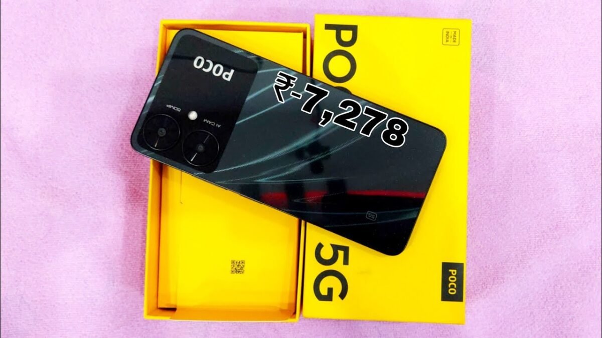 POCO's cheapest 5G 8GB RAM with 50MP dual camera phone POCO M6 5G POCO M6 5G